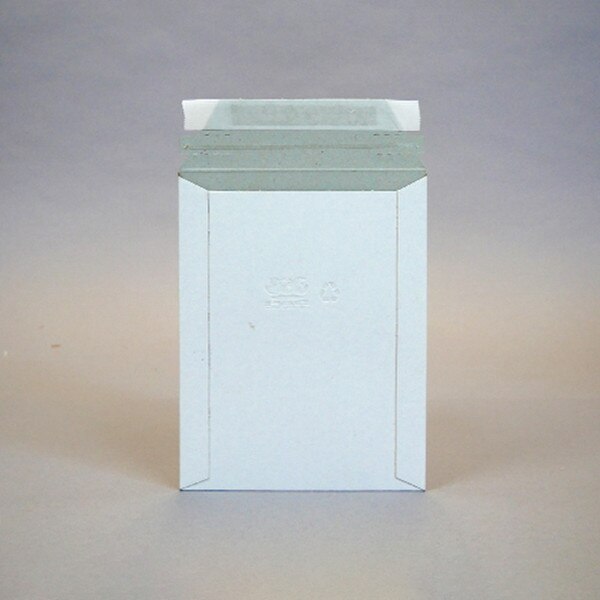 White Rigid Mailer for postcards an
